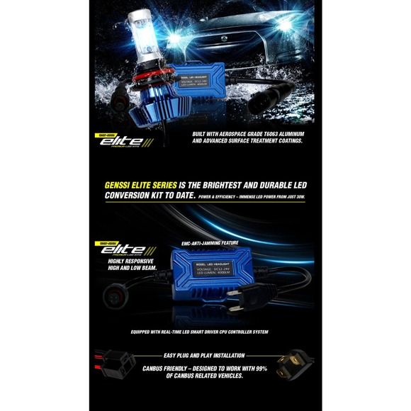 Genssi Elite Premium LED Kits NIB - Picture 8 of 9